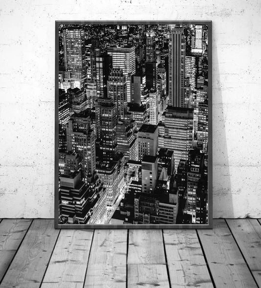 Black N White City Lights