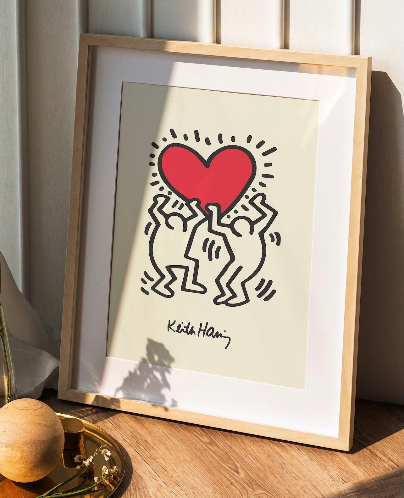 Keith Haring Heart Print