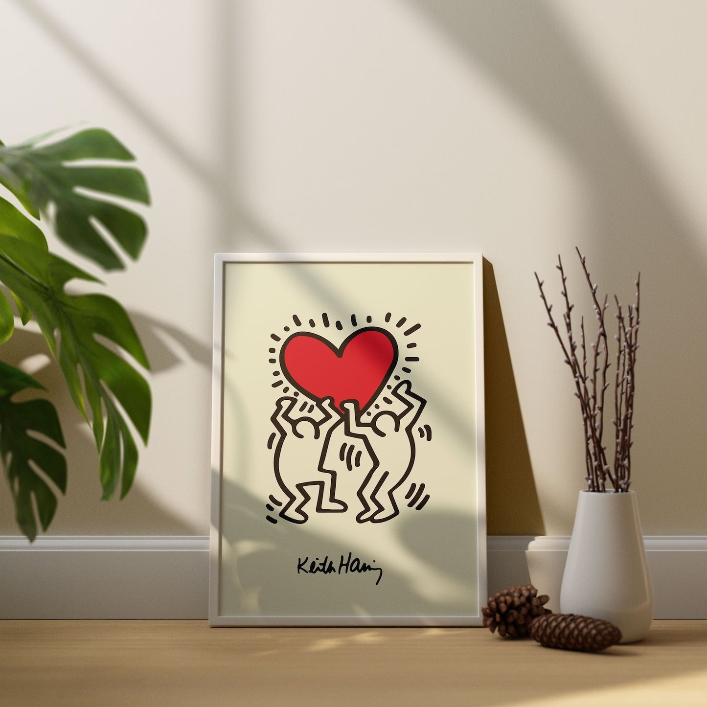 Keith Haring Heart Print