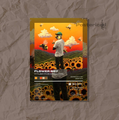 Tyler The Creator "FLOWER BOY" Album Cover