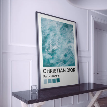 "CHRISTIAN DIOR" (Colour Teal)