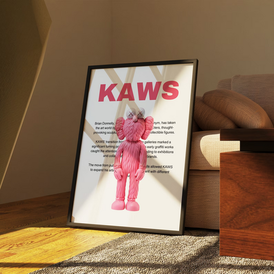 Pink Kaws Doc Background