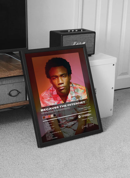 Childish Gambino "BECAUSE THE INTERNET" Album Cover