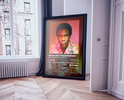 Childish Gambino "BECAUSE THE INTERNET" Album Cover