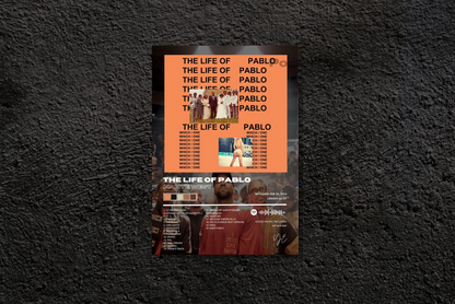 Kanye West "THE LIFE OF PABLO" Album Cover