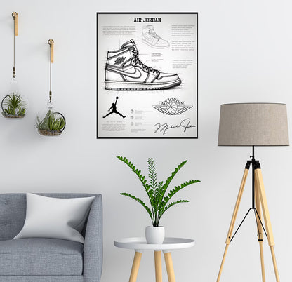 Air Jordan Patent Print