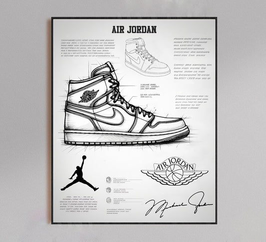 Air Jordan Patent Print