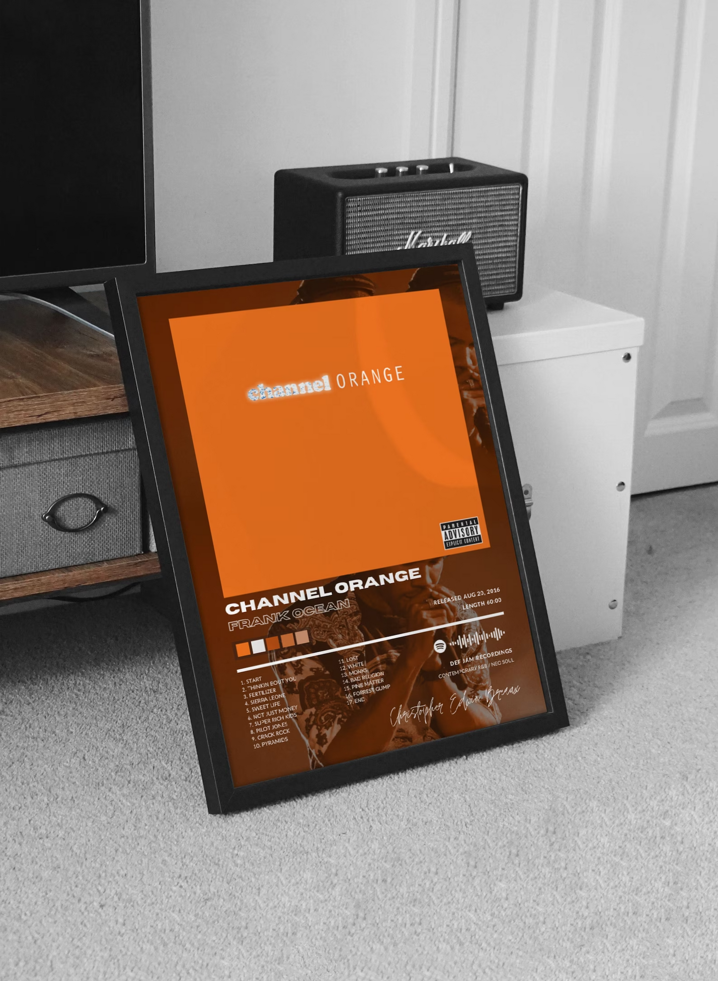 Frank Ocean " CHANNEL ORANGE " Album Cover