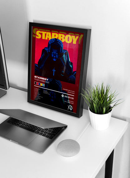 The Weeknd "STARBOY" Album Cover