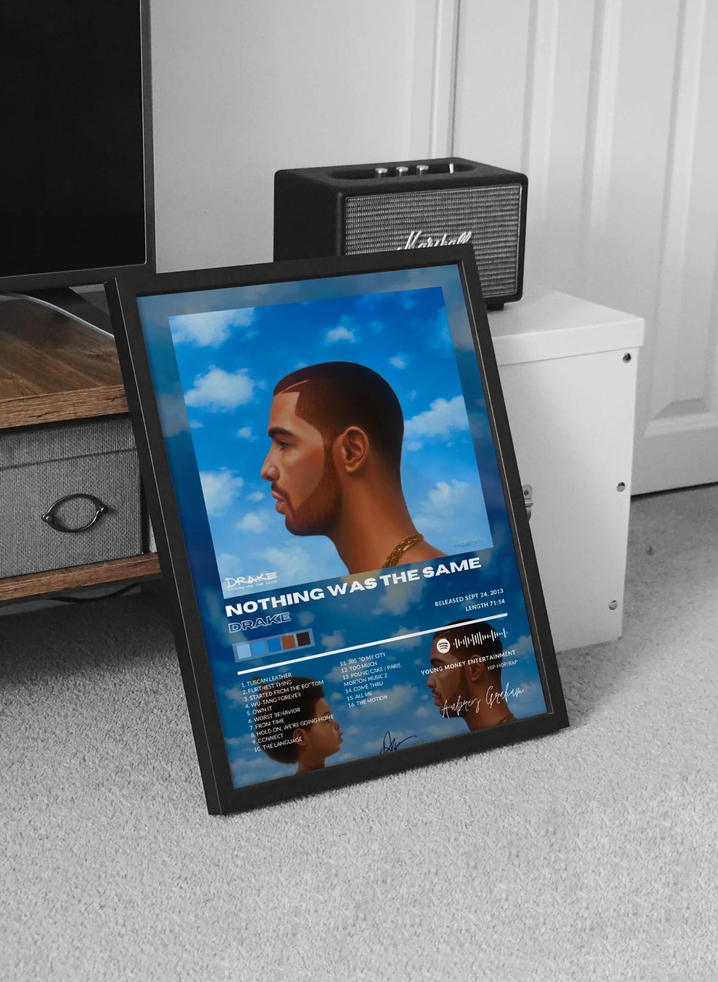 Drake " NOTHING WAS THE SAME" Album Cover