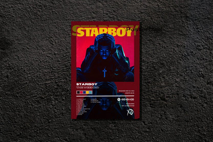 The Weeknd "STARBOY" Album Cover