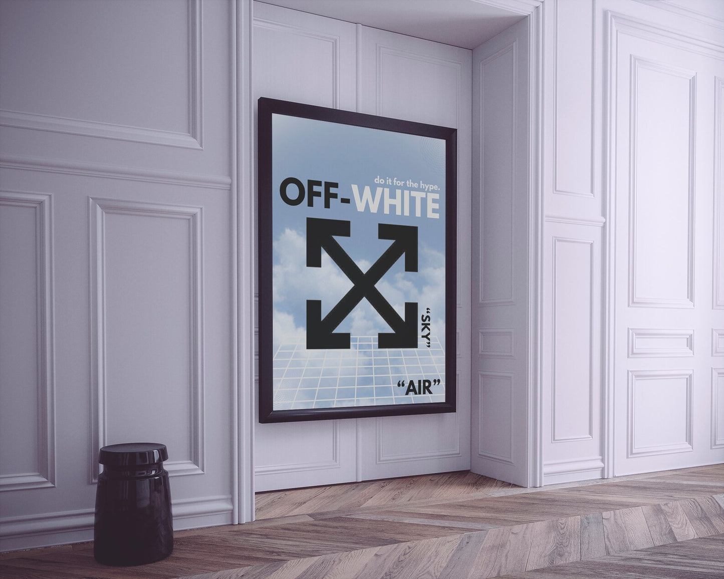 Off White Sky Blue